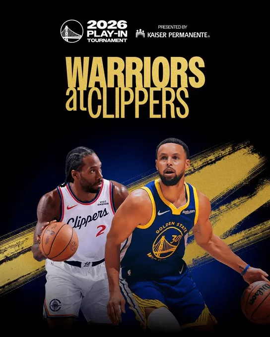 开云体育官网-流量对决！勇士官方晒库里伦纳德海报预热与快船的附加赛